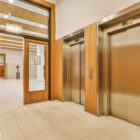 Entrance hall of the house with an elevator