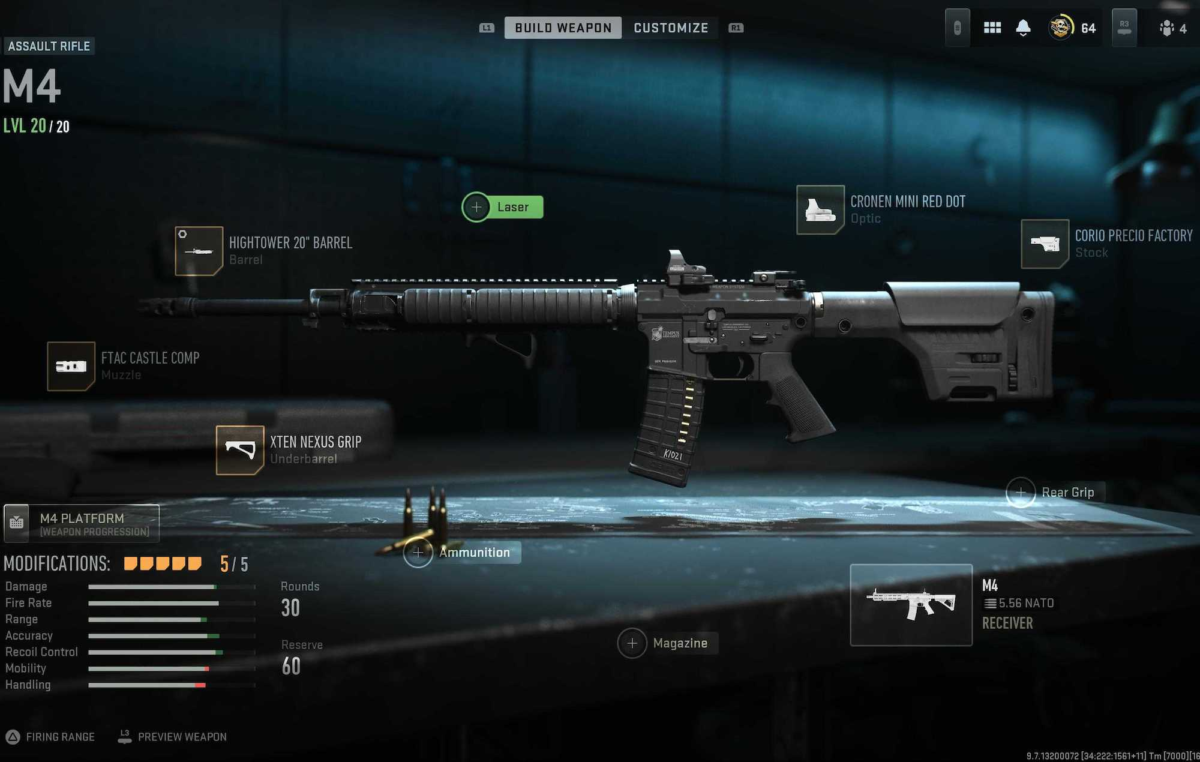 Warzone 2.0 M4-Loadout