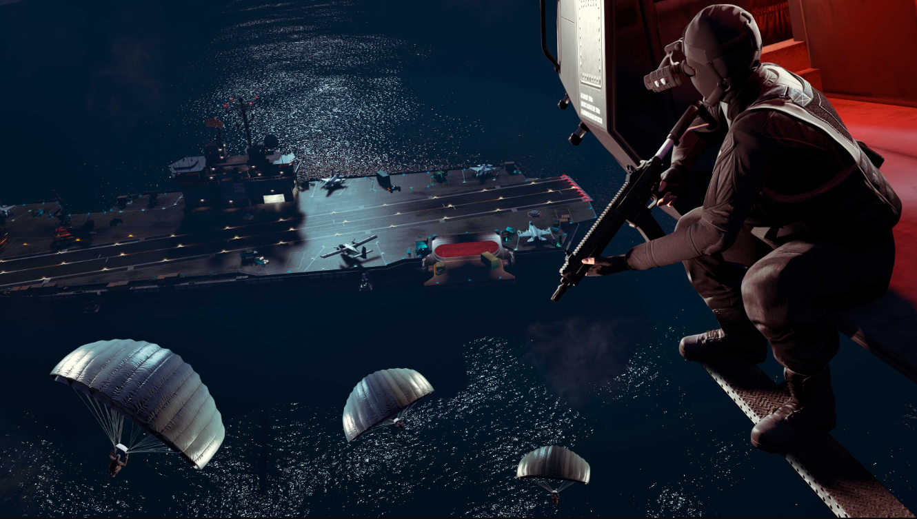 Ein Screenshot aus dem San Andreas Mercenaries-Update von GTA Online.