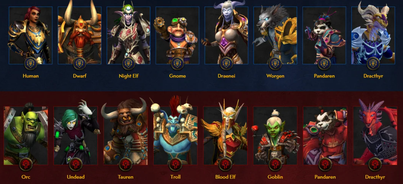 Horde oder Allianz?  World of Warcraft-Fraktionen und wie man sie auswählt