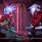 Ekko and Future Ekko sitting across from each other in Convergence.