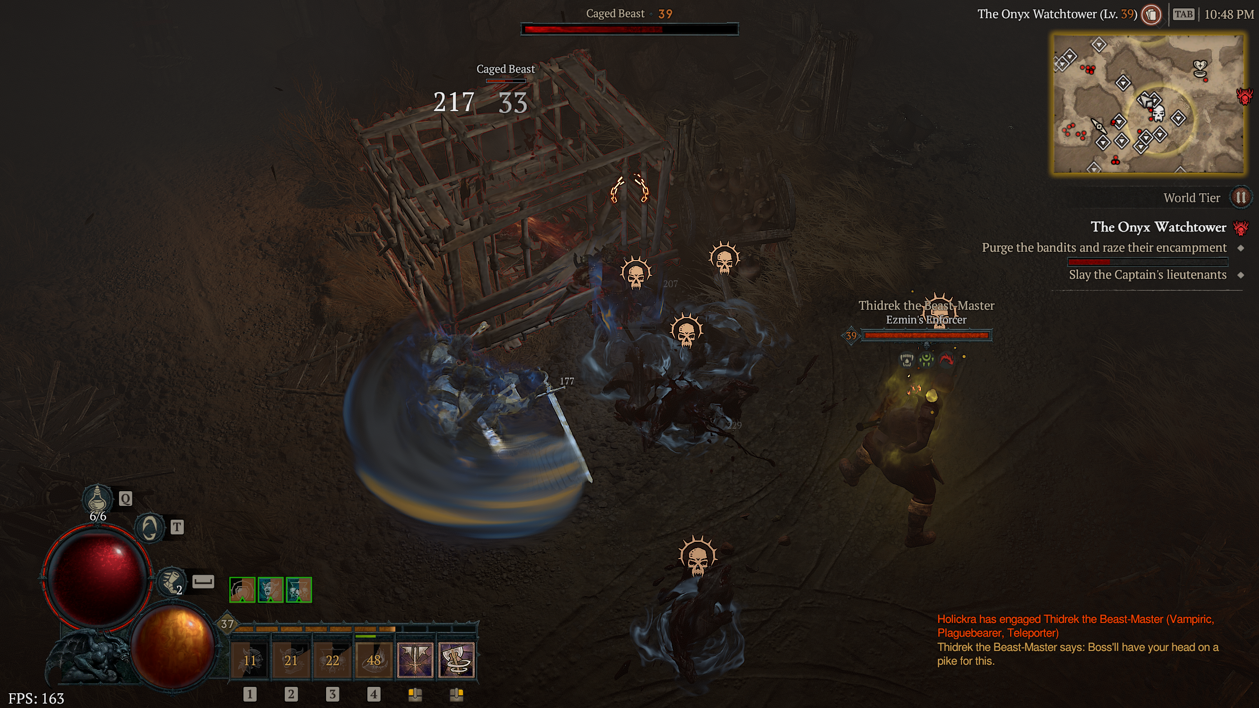 Der Whirlwind-Build bietet mehrere Rufe und einen hohen Schaden pro Sekunde.