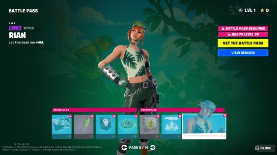 Fortnite Kapitel 4 Staffel 3 Battle Pass-Stil