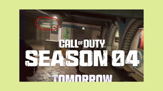 Warzone 2 Verdansk-Teaser: eine Nahaufnahme des betreffenden Videos