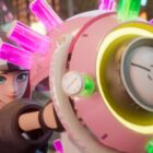 Foamstars: Neuer Online-Shooter mit einzigartigem Gameplay-Ansatz Foamstars character Soa stands with soap weapon ready to fire