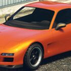 An orange ZR350 in GTA 5 Online