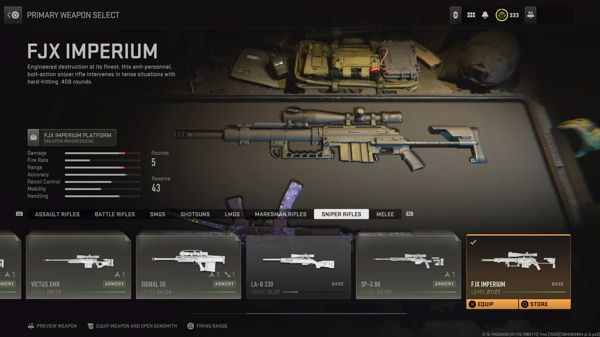 FJX Imperium Warzone 2.0 Modern Warfare 2 Best Loadout and Class