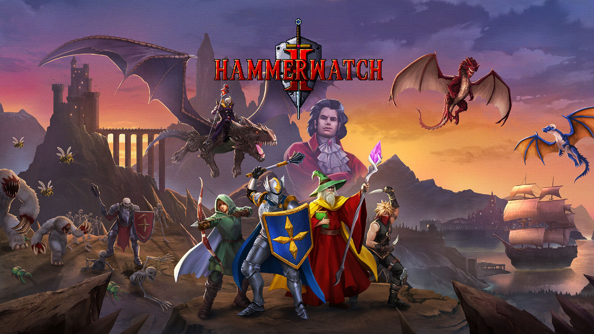 Tauchen Sie ein in die pixelige Welt von Hammerwatch II