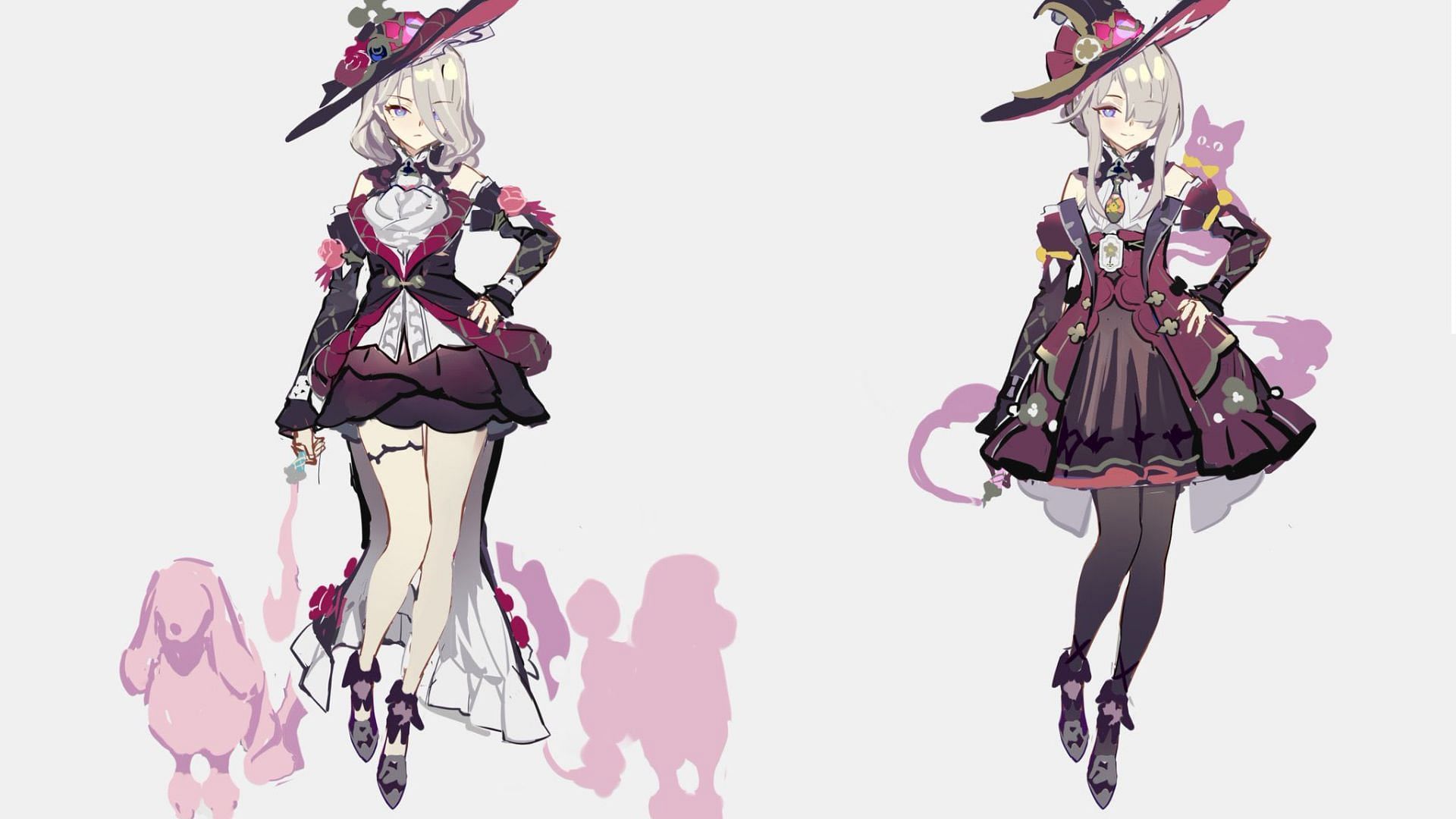 New leaks about Hexenzirkel characters and concept art (Image via HoYoverse)
