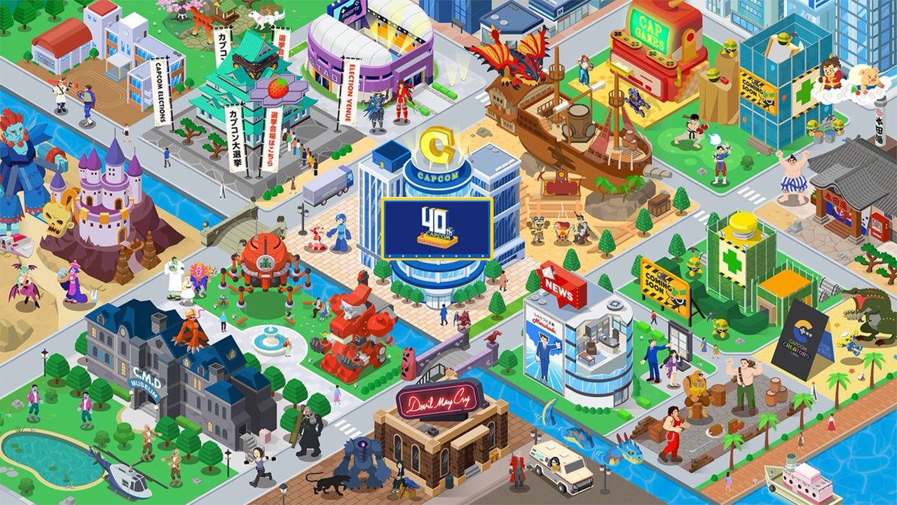 Auf der Website zum 40-jährigen Jubiläum von Capcom können Sie Retro-Spiele kostenlos spielen