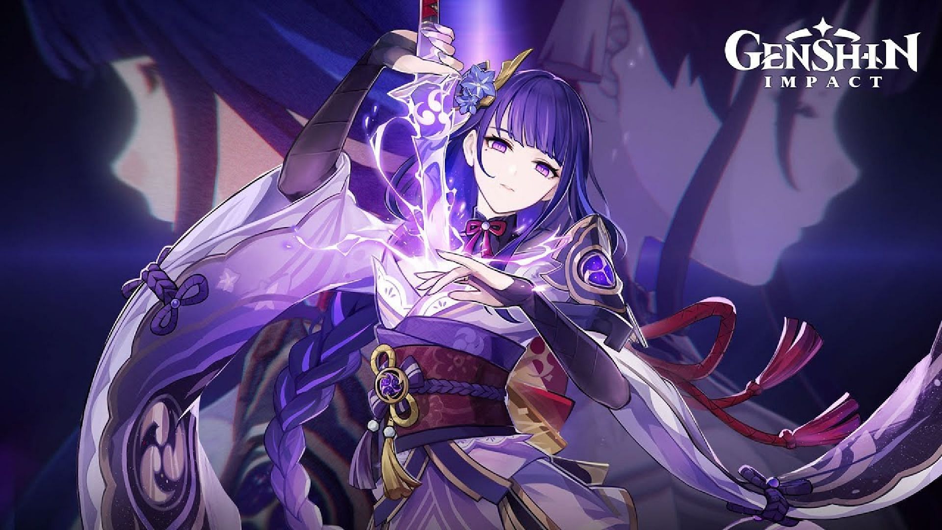 Raiden Shogun verfügt über sehr gute F2P-Waffenoptionen (Bild über HoYoverse)