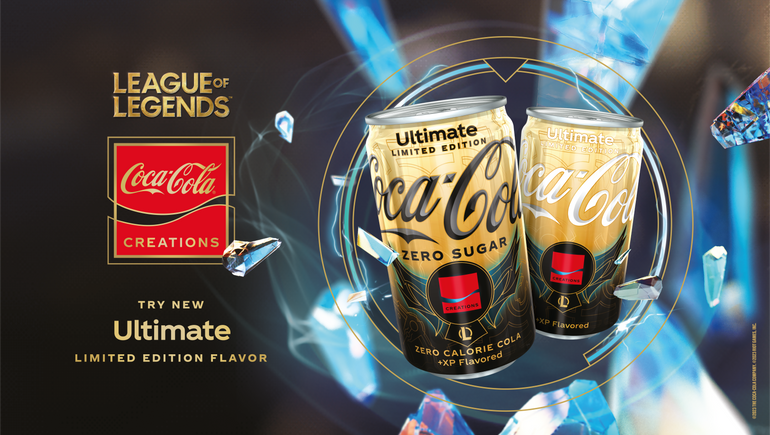 Coca-Cola-Trinker können mit der neuen, von League of Legends inspirierten Limonade „aufsteigen“.