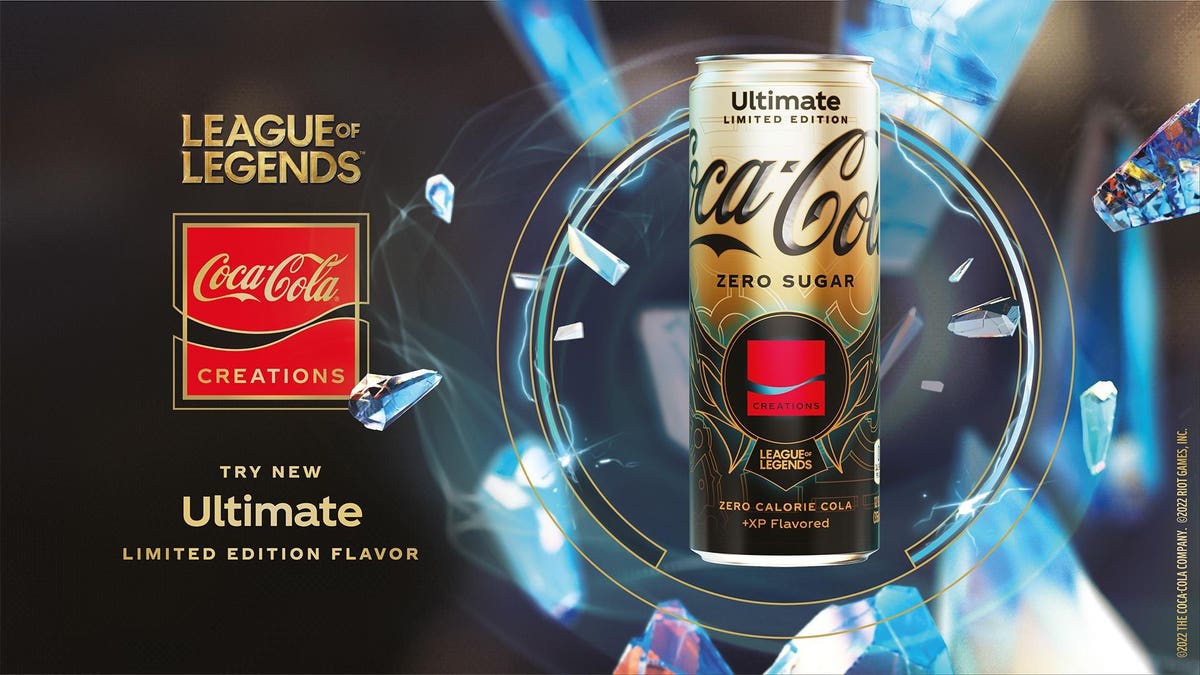Coca-Cola bringt das aromatisierte Getränk „League Of Legends“ Experience Point auf den Markt
