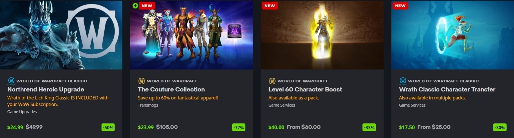 Der WoW Summer Sale ist da – große Rabatte auf Spiele, Transmog und In-Game-Dienste