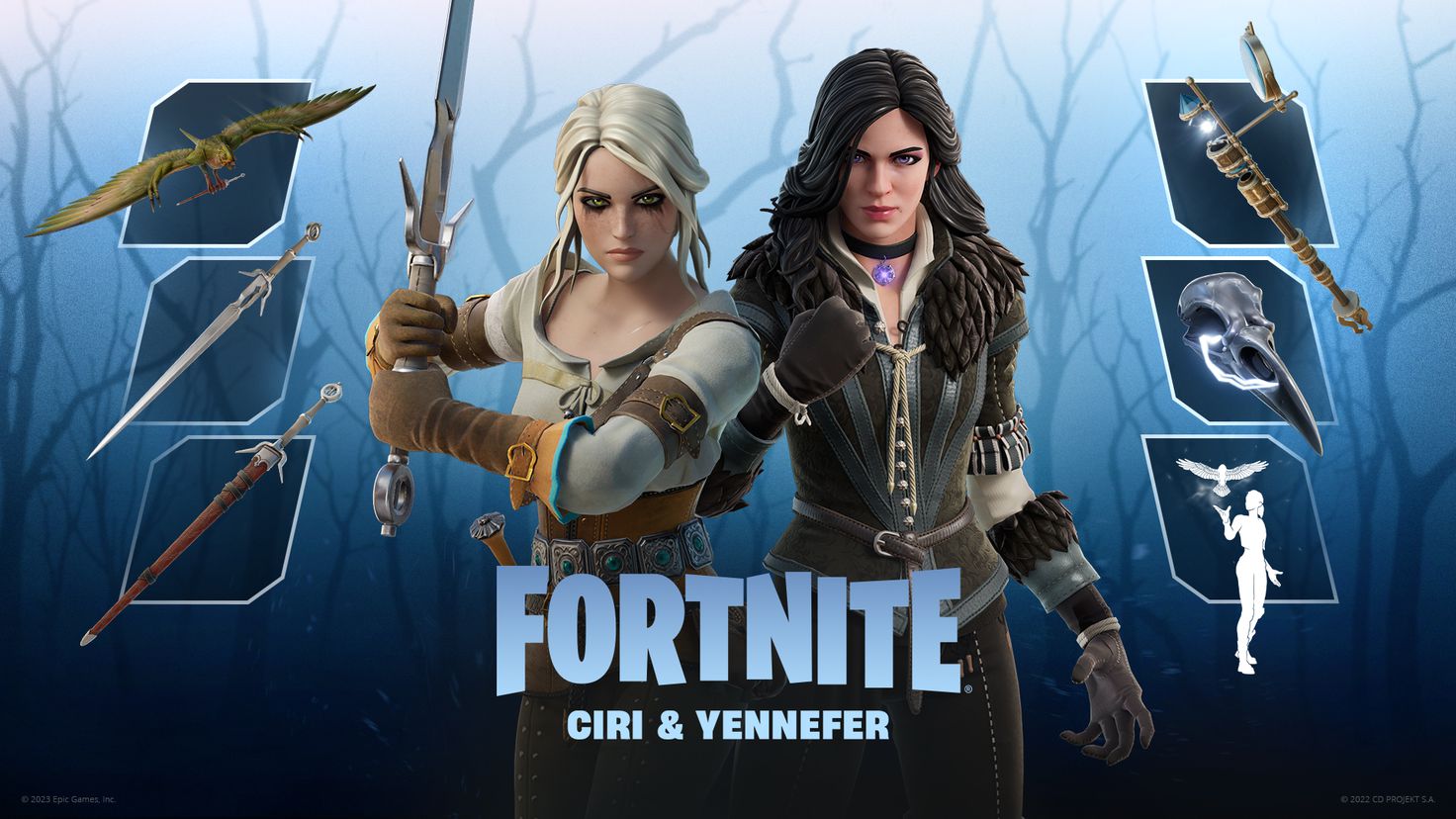 Es ist offiziell: Ciri und Yennefer von The Witcher kommen als neue Outfits zu Fortnite