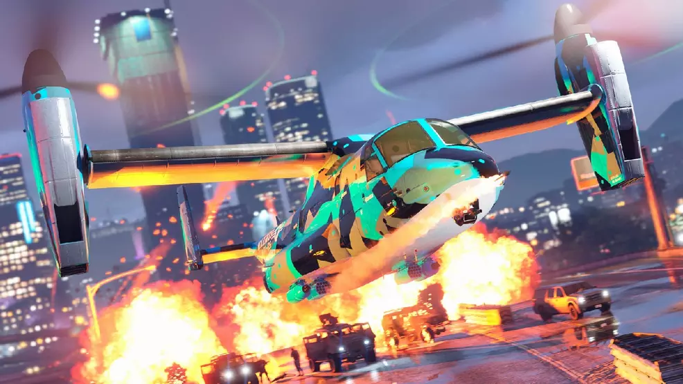 Das Mammut-VTOL-Flugzeug in GTA: Online