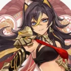 Genshin Impact: A cosplay hermit of Dehya rests in the Sumeru Oasis