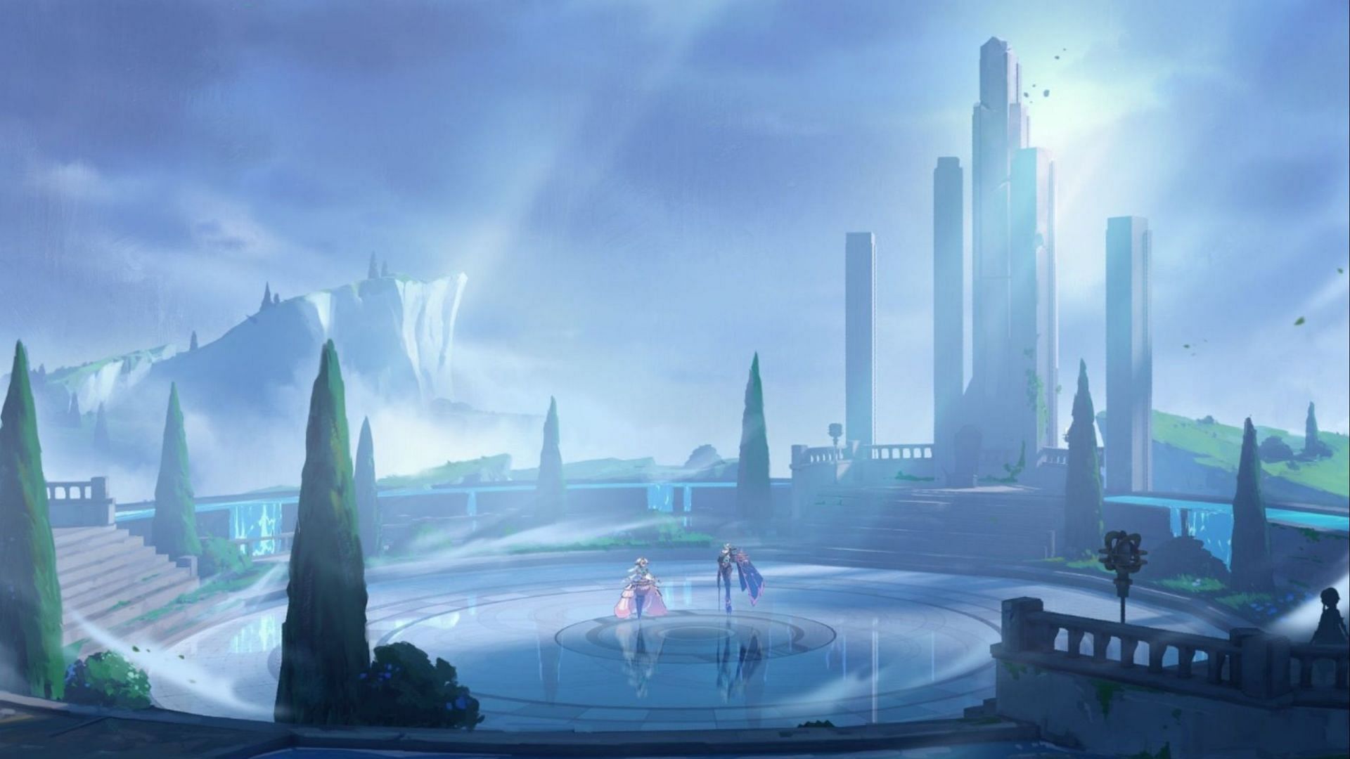 Leaked image of one of many Fontaine regions (Image via HoYoverse)