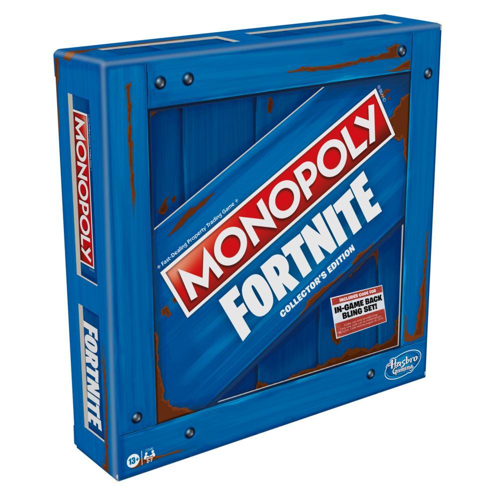 Monopoly: Fortnite Collector's Edition-Brettspiel, inspiriert vom Fortnite-Videospiel, Brettspiel für Jugendliche und Erwachsene