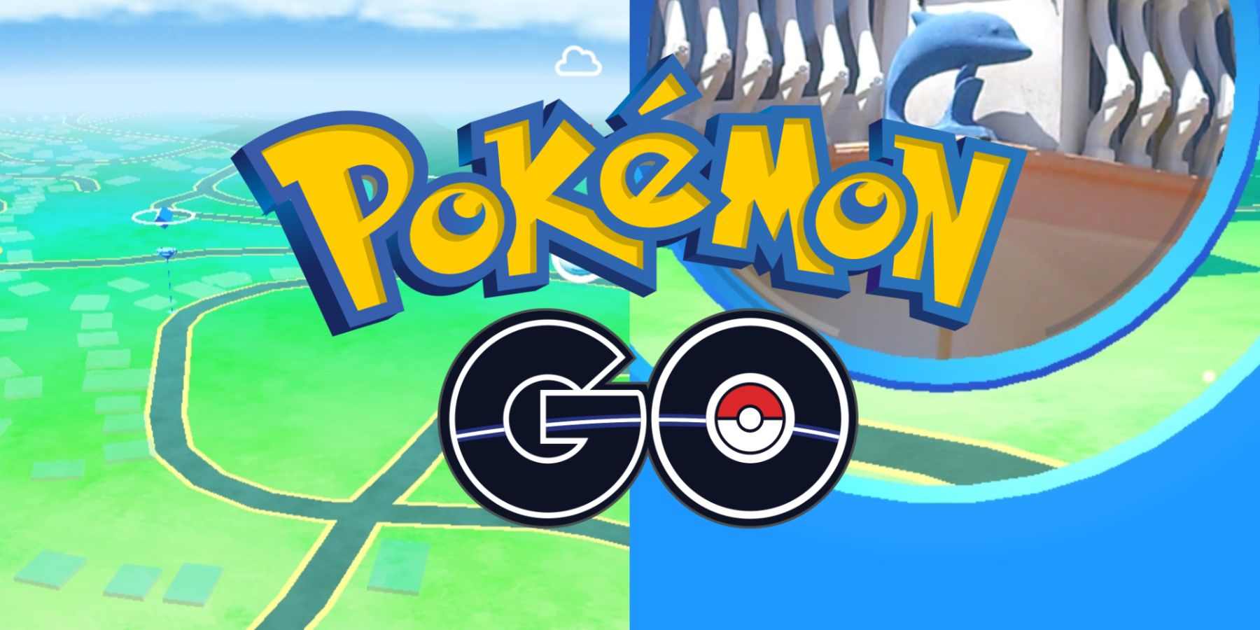 pokemon go logo and pokestops
