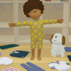 To a T ist ein neues Spiel des Schöpfers von Katamari Damacy, in dem eine Figur in einer T-Pose steckt 