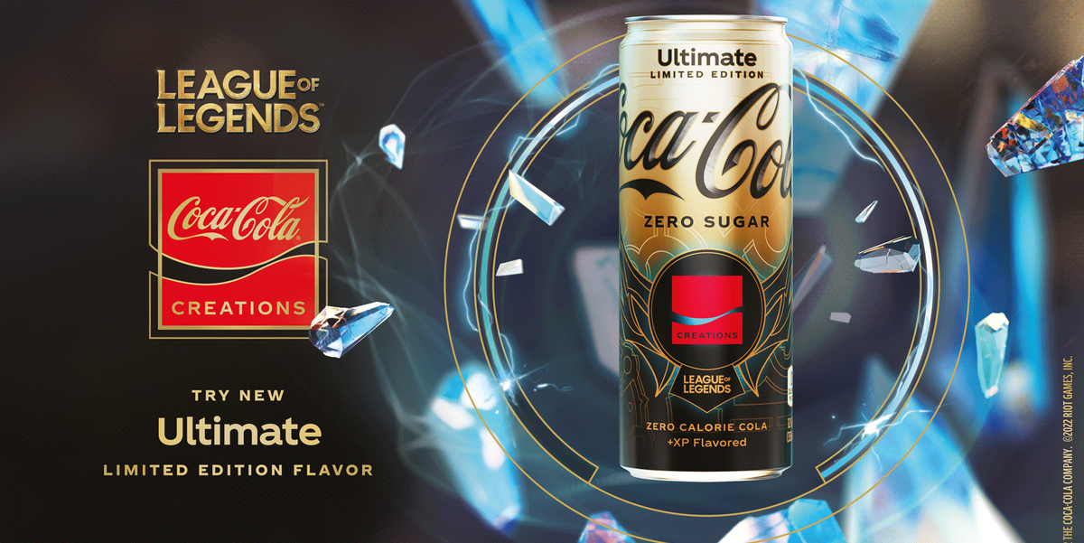 Zusammenarbeit zwischen League of Legends und Coca-Cola New Flavour