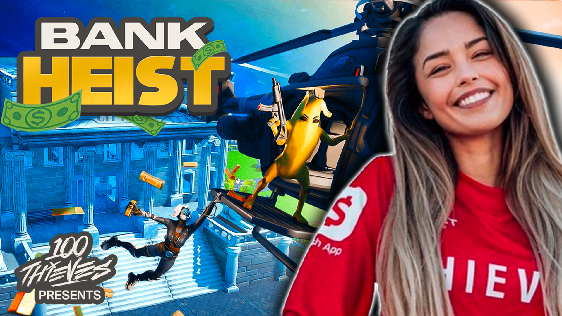 100 Thieves announce custom-made Fortnite Bank Heist game