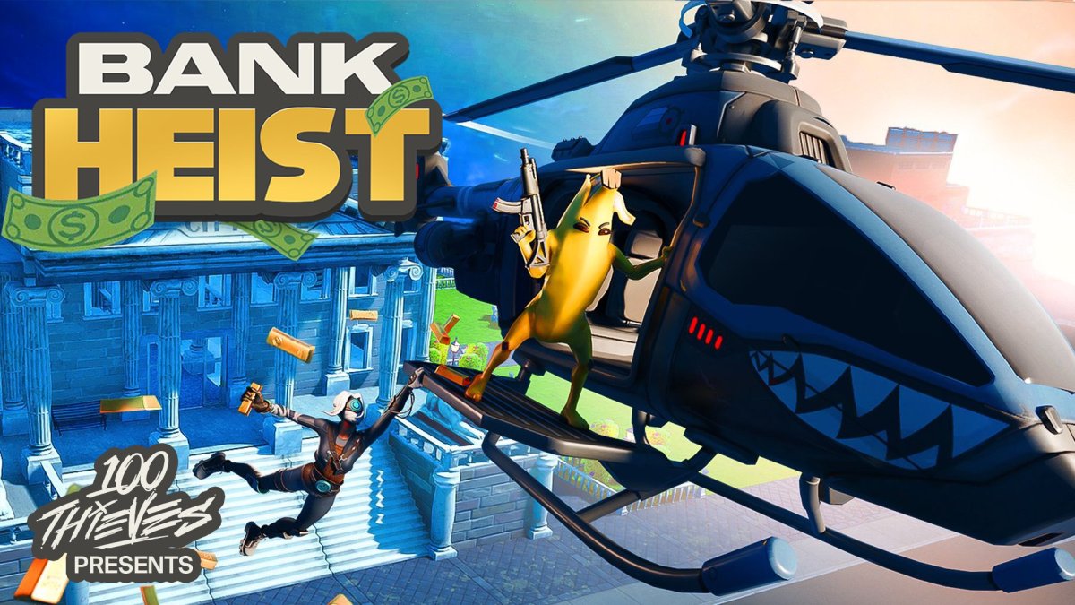 100 Thieves stellt die benutzerdefinierte Fortnite-Karte Bank Heist vor