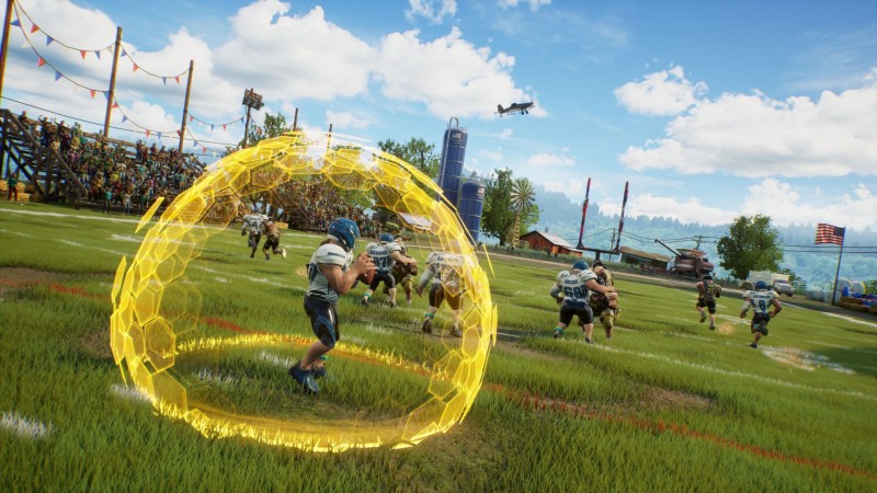Erleben Sie Wild Card Football zum Anfassen, ein Gridiron-Spiel, das von Mario Kart inspiriert ist