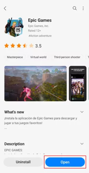 So installieren Sie Fortnite aus dem Samsung Galaxy Store