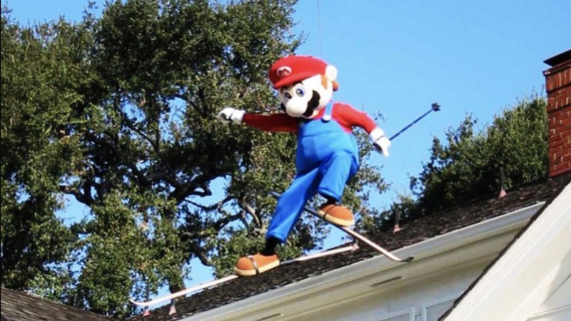 Hinter den gefährlichen Stunts von Nintendos legendären Mario-Werbespots