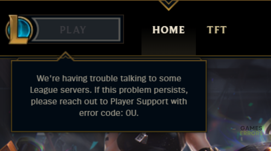 League of Legends-Fehlercode 0U [FIXED]