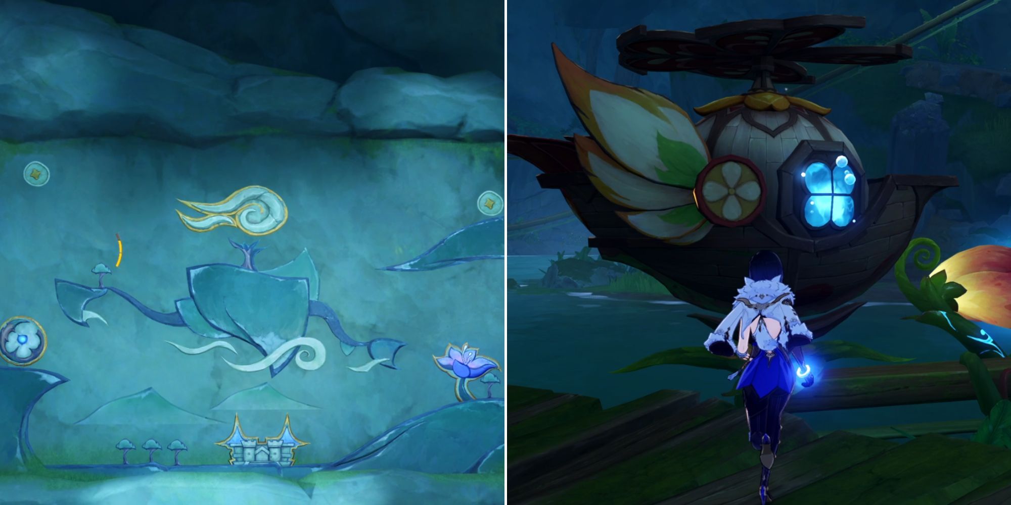 So reparieren Sie das Höhlengemälde in Veluriyam Mirage in Genshin Impact