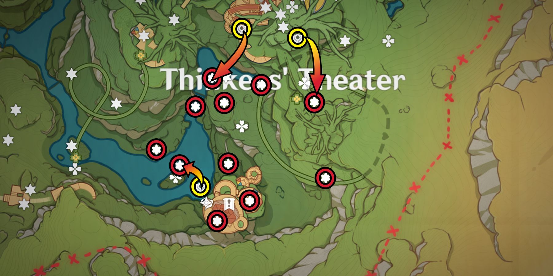 Genshin Impact Thinkers Thearter-Truhe-Standort 17-27