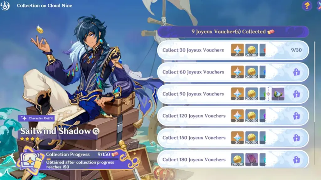So erhalten Sie Kaeyas Sailwind Shadow-Skin in Genshin Impact