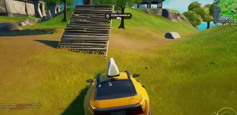 So verwenden Sie ein umgedrehtes Auto, um es in Fortnite auf den Kopf zu stellen