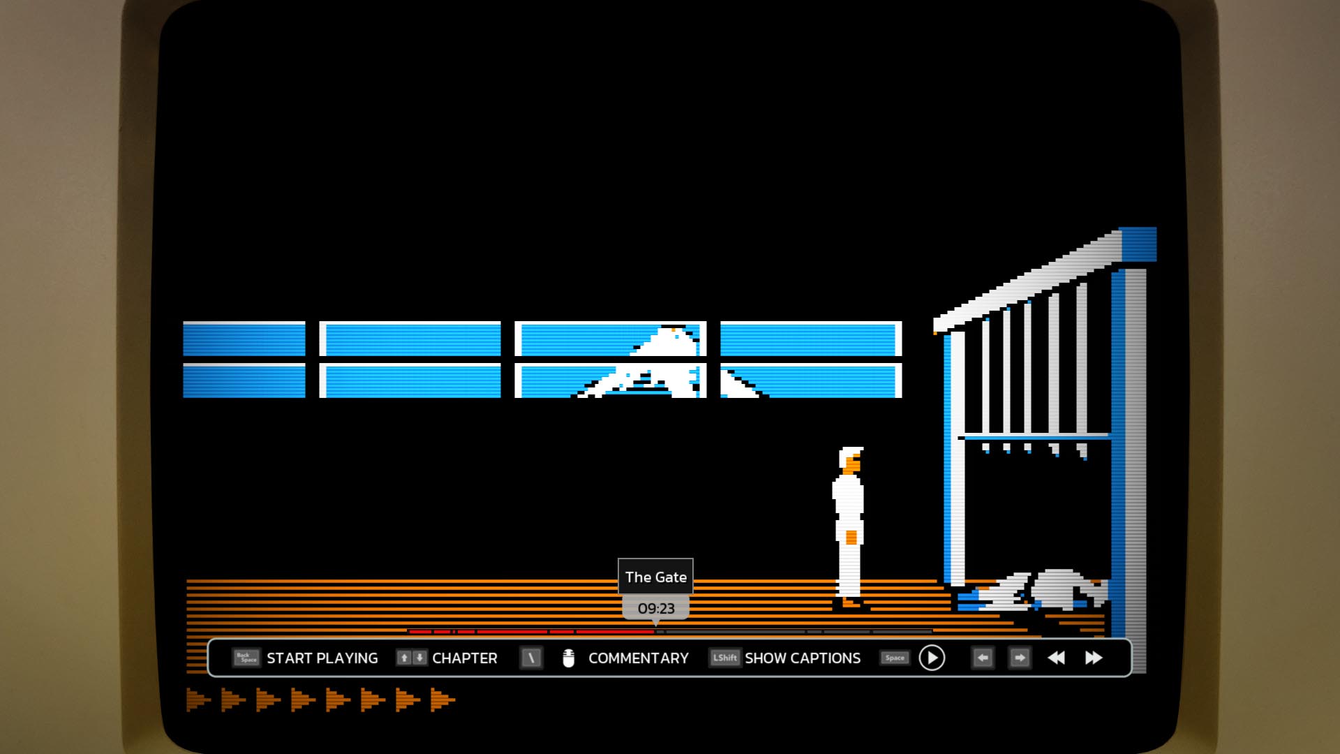 Die Entstehung des Karateka-Screenshots