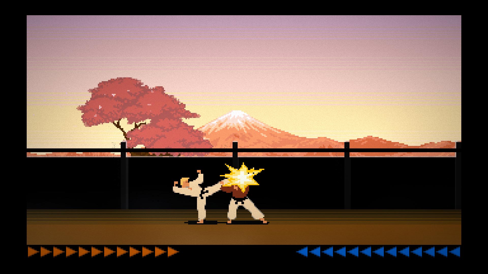 Die Entstehung des Karateka-Screenshots