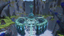 Zoras Domäne, erstellt in Minecraft. Screenshot über Grazzy