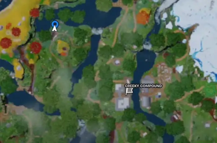 Wie finde ich den Kelch mithilfe von Auras Karte in Fortnite?