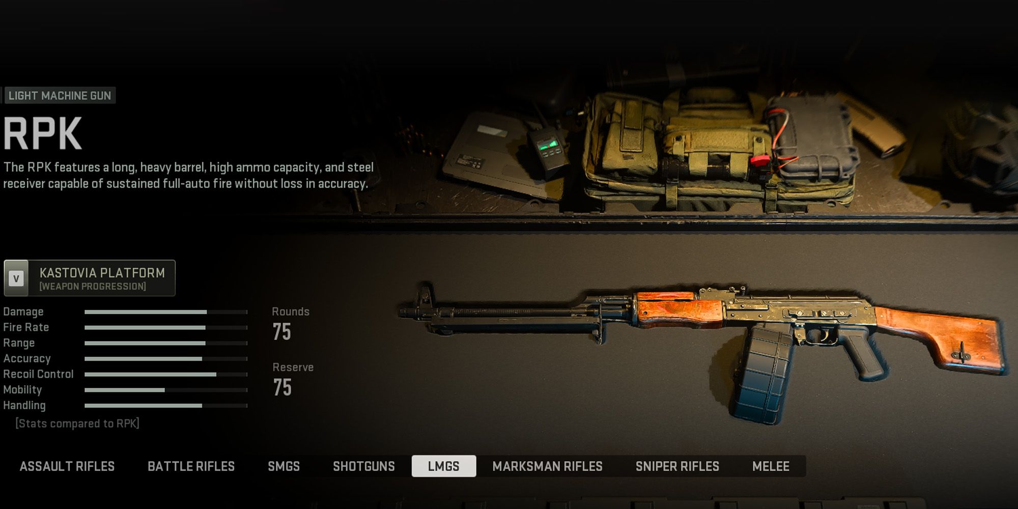 RPK Call of Duty Modern Warfare 2 COD MW2 Screenshot