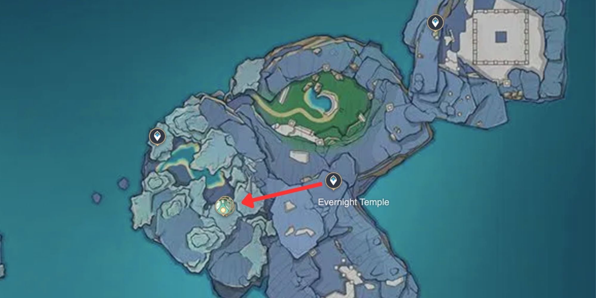 Genshin Impact_ Spectre-Standorte im Evernight Temple