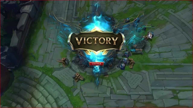 League of Legends Summoners Rift-Siegesbildschirm