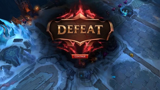 League of Legends ARAM-Niederlagebildschirm