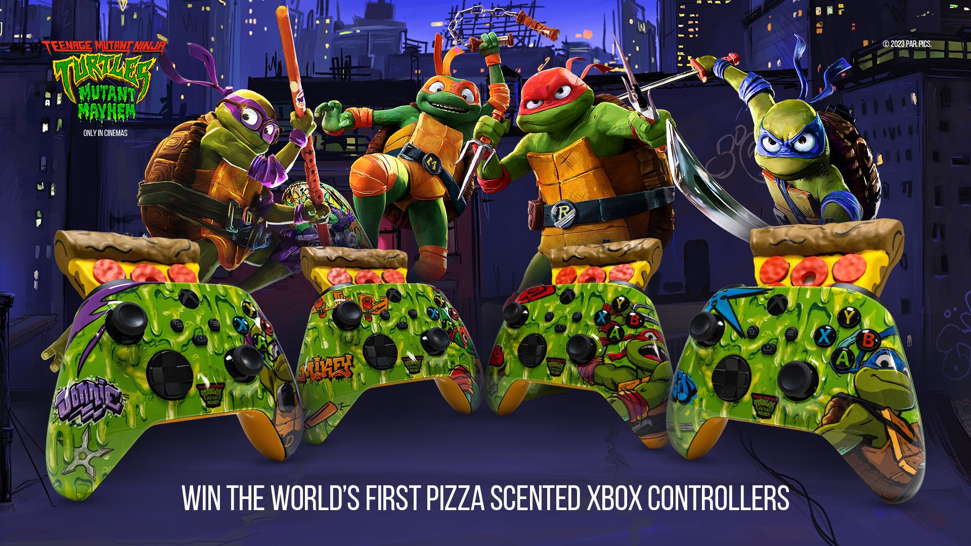 Erste Xbox mit Pizzaduft und TMNT: Mutant Mayhem Controller