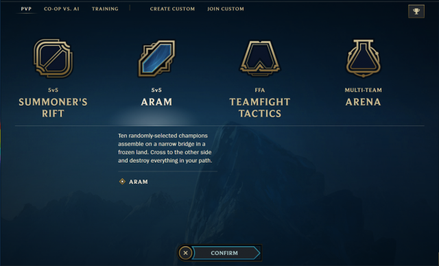 Spielmodi League of Legends