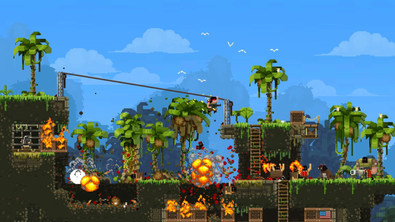 Broforce erhält ein umfangreiches „Broforce Forever“-Update, das bald erscheint