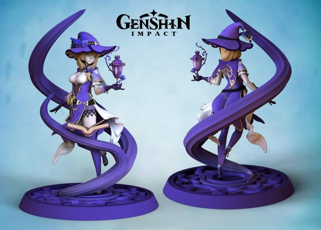 image-1.jpg 3D file Genshin Impact Lisa Figurine・3D print design to download