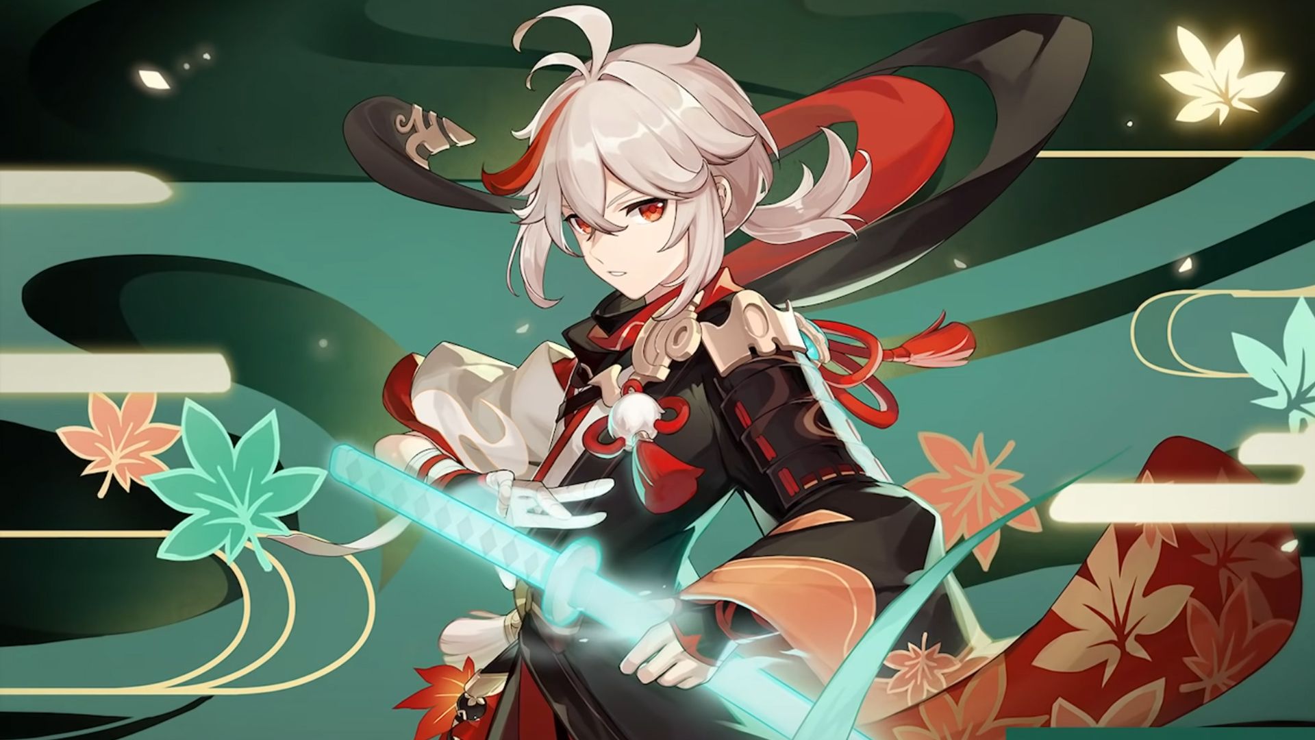 Offizielle Kazuha-Kunst von Genshin Impact