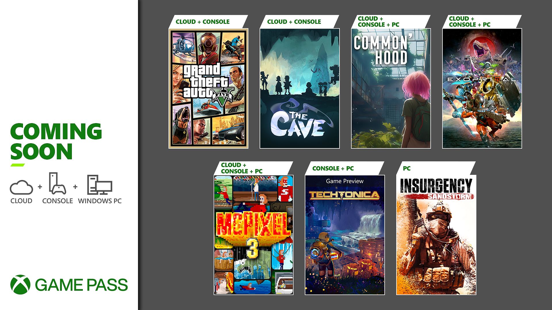 Xbox Game Pass July